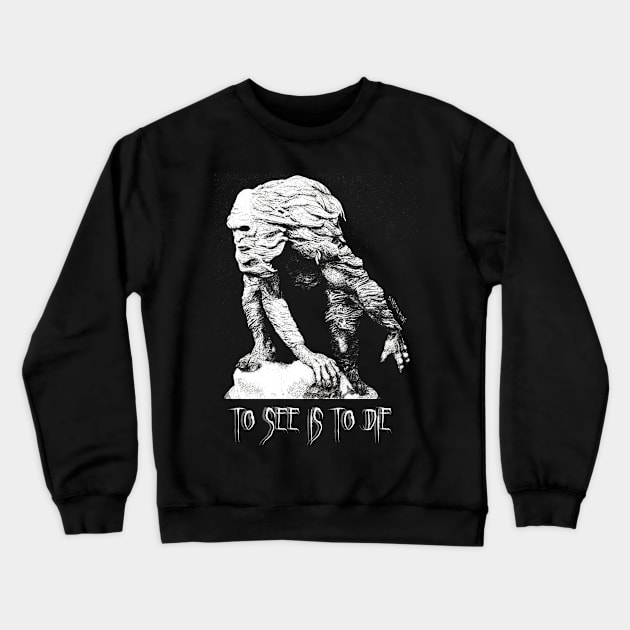 Yeti - To see is to die Crewneck Sweatshirt by Blairsculpture